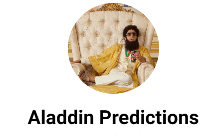 ALADDIN PREDICTIONS